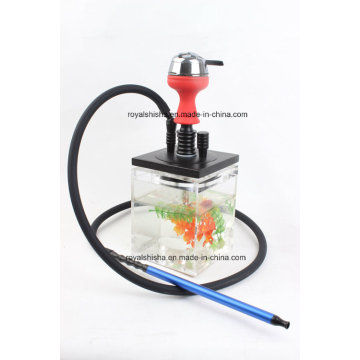 2016 neue Art tragbare kurze Acryl Shisha Shisha mit LED-Licht